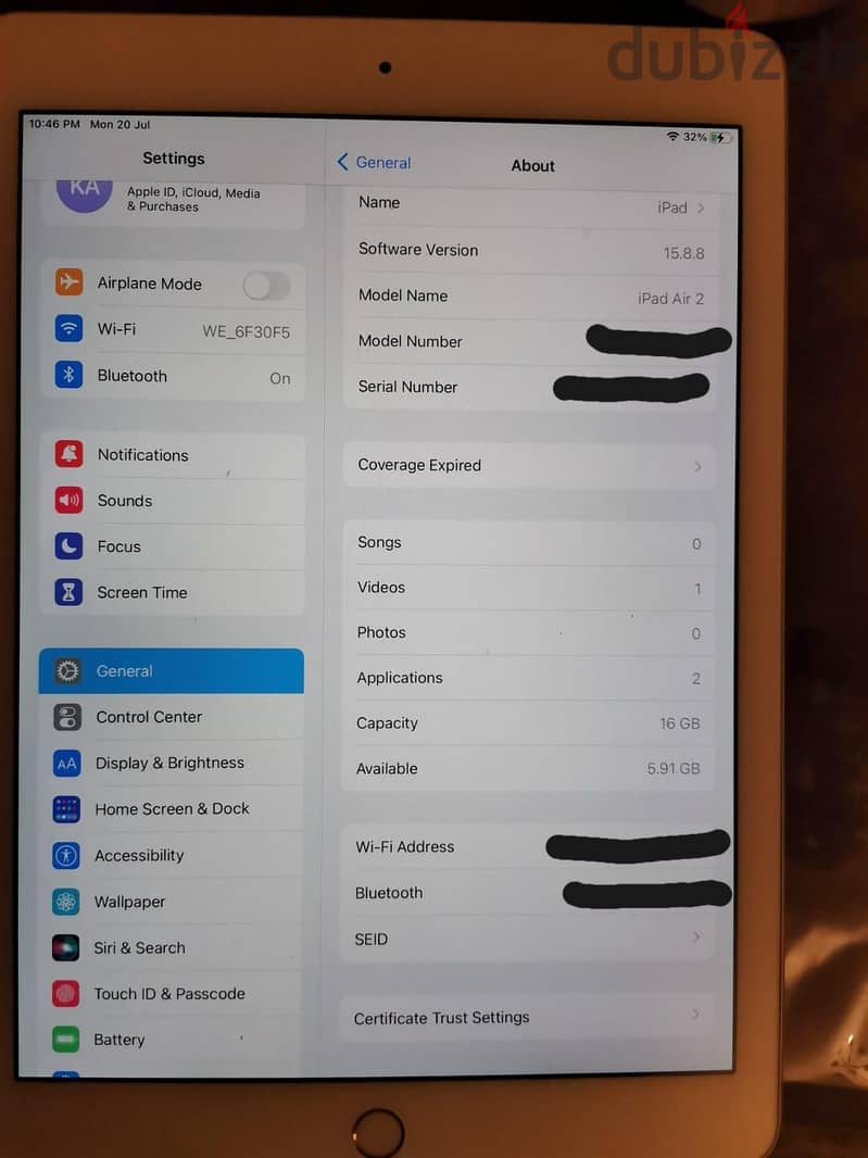 ipad Air 2 2