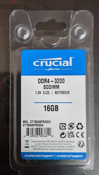 crucial 16GB 3200