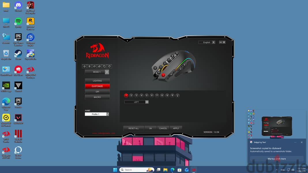 Keyboard & Mouse Redragon 16