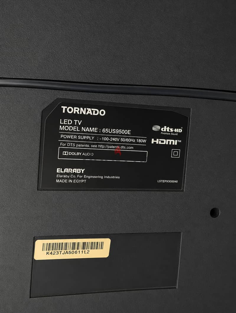 Tornado Smart TV 65" 4K UHD 4