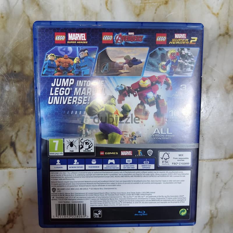 cd Lego marvel 1