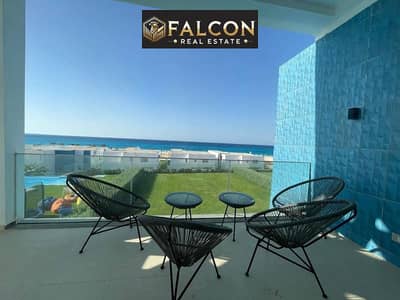 Fully finished beachfront chalet on the North Coast, Fouka Bay, Ras El Hekma, next to Azha and La Vista