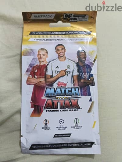 Topps Match Attax 2025/26 Multipack أصلي ومقفول