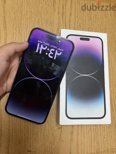 iphone 14 pro max ووتر بروف بعلبته بطاريه ٨٣ مساحه ٢٥٦