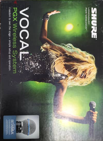 Shure wireless mic used like new.