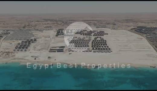 Lawest Price to 3bed sea and lagoon view in Azha Ras Elhekma  Fully Finished with Ac's and Kitchen cabenits