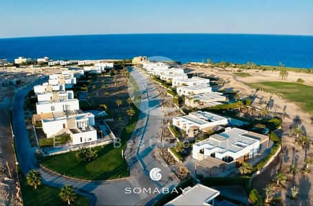 A Rare Opportunity in Soma Bay! Luxury 2 bedroom apartment with stunning sea & lagoon views, fully finished, 30% discount and flexible installments.