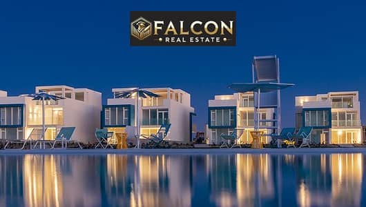 Chalet for sale (3 rooms) directly on the sea on the northern coast, minutes away, in the village of Marassi Sidi Abdel Rahman