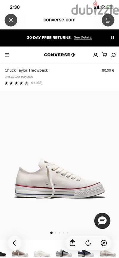 New white converse
