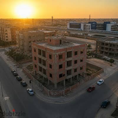 منزل تشطيب كامل 300م ناصية مج 28 العاشر | عقد أخضر و4 أدوار قرب المترو وHTI | رخصة دور 5 واستلام فوري كامل المرافق Residential House For Sale