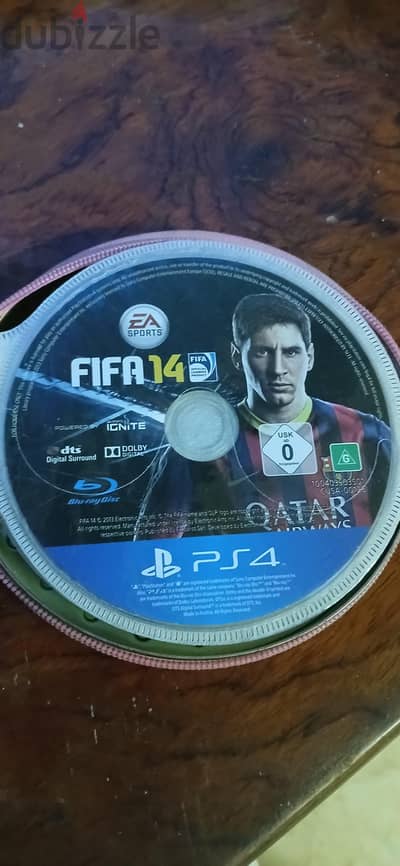 شريط fifa14 Ps4 أصلي (أسطوانة فقط بحالة الزيرو)