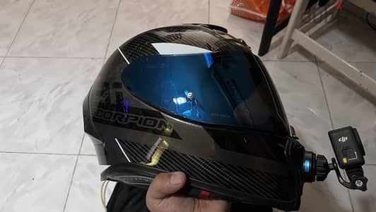 Scorpion EVO-II Air R1 Helmet & DJI action 6 pro