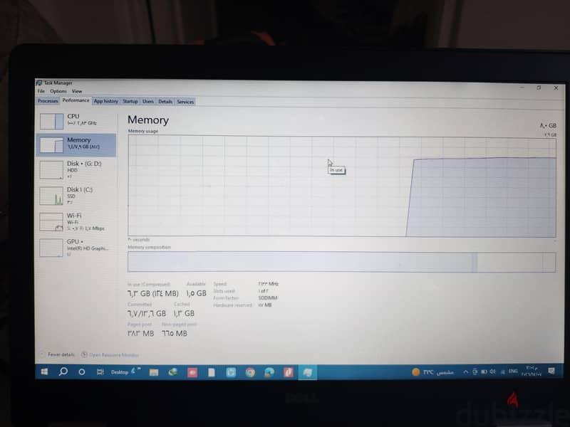 Laptop dell 4