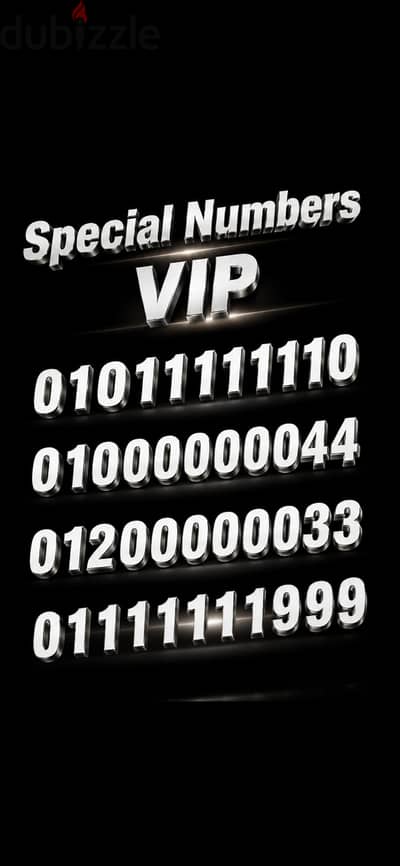 For Sale Special Numbers Vip 010000000xx 010111111111