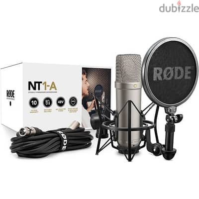 ميكروفون RØDE NT1  وكارات فوكاس رايت 2 مدخل