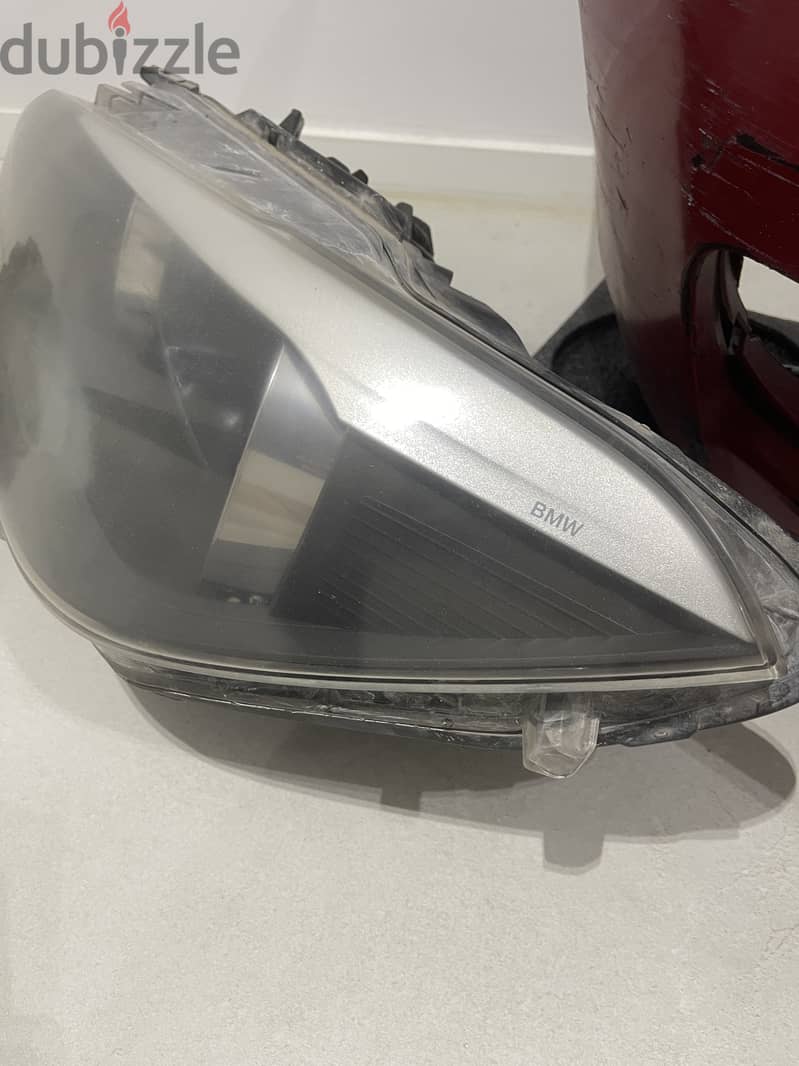 BMW 118 2014 headlights 3