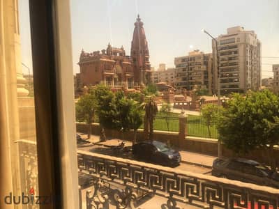 Office for rent in Heliopolis, Al-Oruba main street, area 750 meters, very distinctive location close to all services, transportation, banks, and metro, consisting of several rooms and open spaces suitable for all international companies, consisting of ground and first with a private entrance, 5 minutes to Nasr City and Sheraton, and 15 minutes to the التجمع الخ.