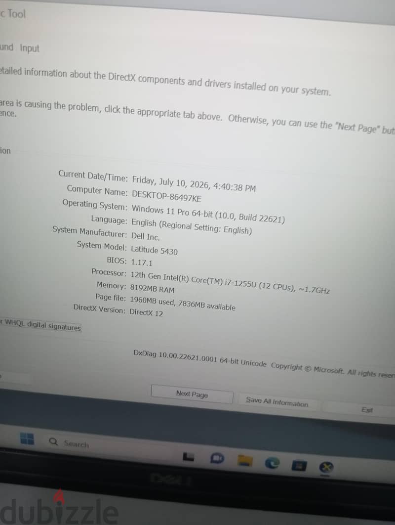 i7 12th generation ram 8gb 1