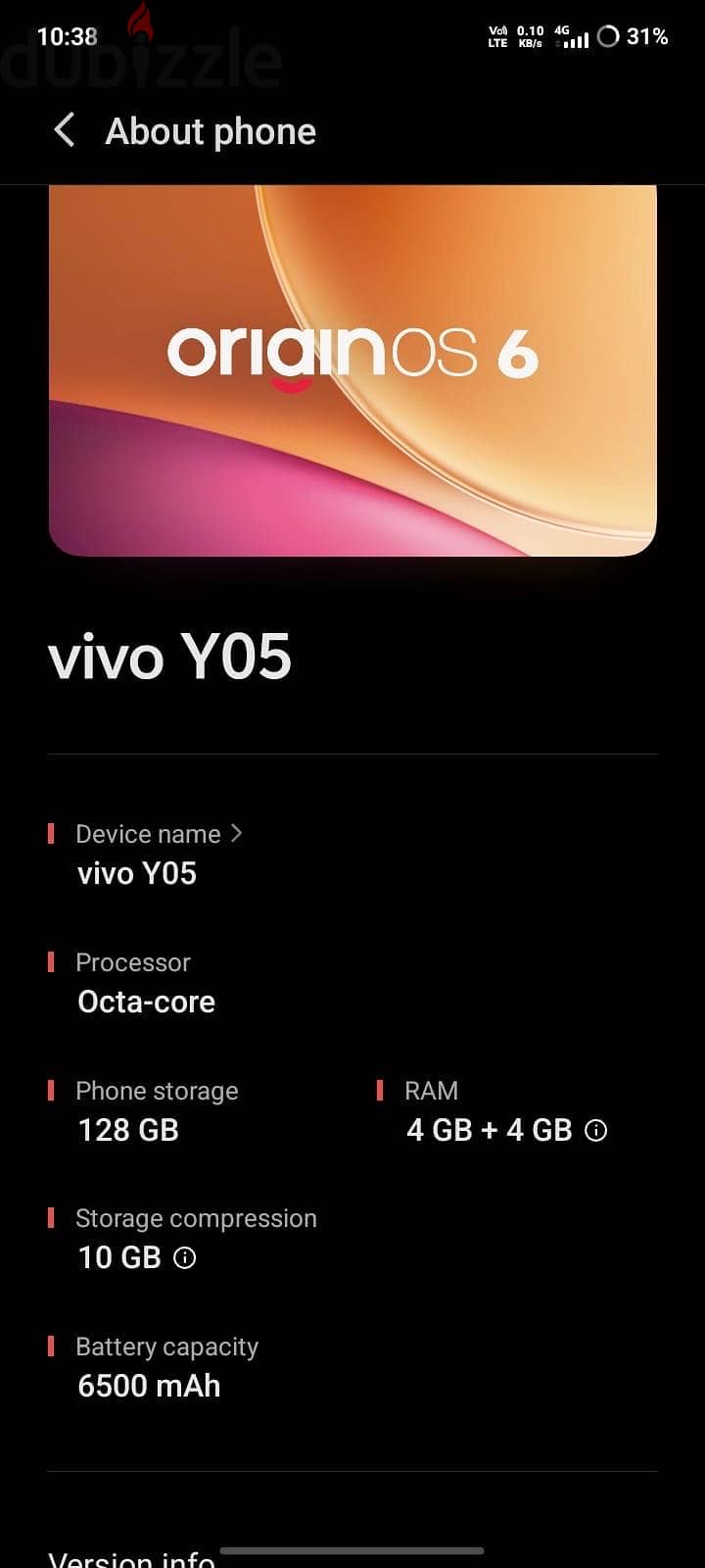 Vivo Y50 5