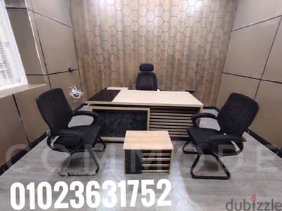 طقم إداري مكتب مدير مودرن خشب mdf اسباني مكاتب مديرين استقبال إدارية
