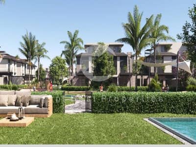 LOWEST PRICE  APARTMENT WITH GARDEN FULLY FINISHED WITH AC'S LOWEST PRICE IN  NEW CAIRO  TELAL EAST WITH INSTALMENTS