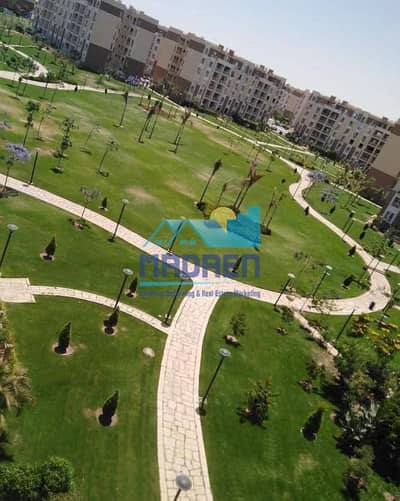 Apartment 96 meters for sale in Madinaty B7 with a very special view on the largest wide garden