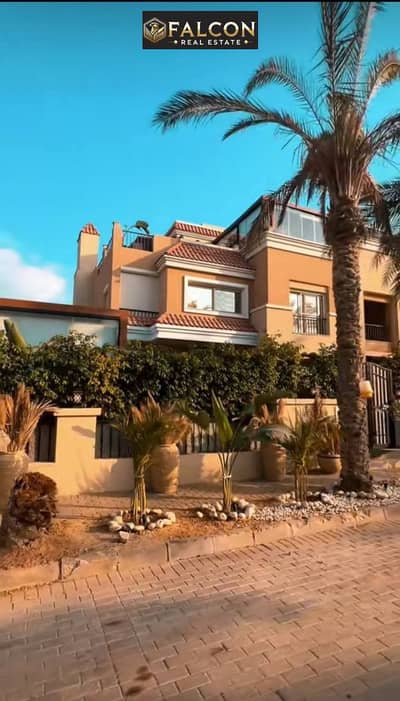 Corner Villa - 3 Full Floors with All Amenities, Full Garden View, Prime Location on Suez Road and Amal Axis, Sarai Compound, New Cairo. Half Price Di