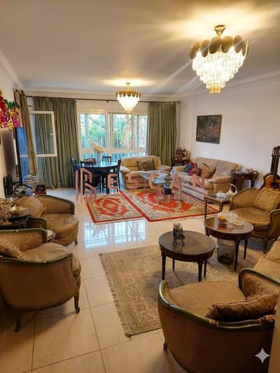 Furnished apartment for rent in Madinaty B10, ground floor with private garden, prime location