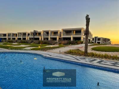 فوري شاليه sea view متشطب في لافيستا باي lavista bay بجانب ساوث ميد طلعت مصطفي