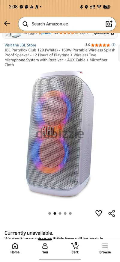 JBL Party Box Club 120