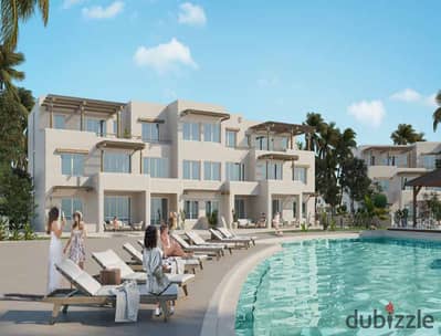 Lowest price Fully Finished chalet  ready to move  for resale at Hacienda west Ras El Hekma  ,