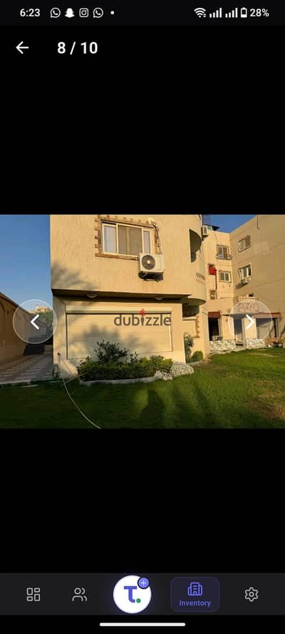 For sale a completely independent villa in Al-Obour, the fourth neighborhood, area of 600 meters, building 1300, immediate delivery ready for inspection and housing. There is a large swimming pool.
