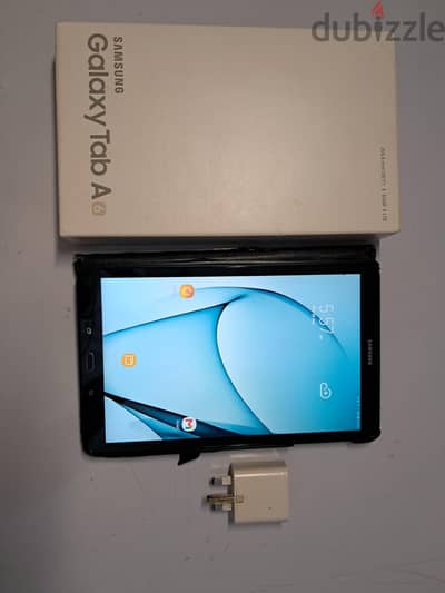 Samsung Galaxy Tab A6 كالجديد بالعلبة والشاحن