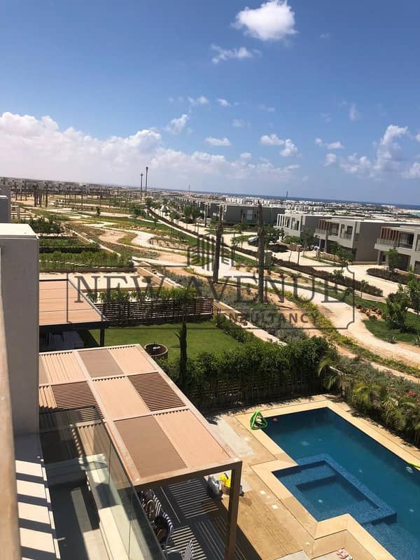 Last Corner Townhouse villa for sale at Almaza Bay Selection 1 full sea view in prime location