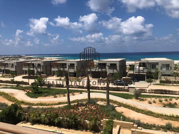 Last Corner Townhouse villa for sale at Almaza Bay Selection 1 full sea view in prime location