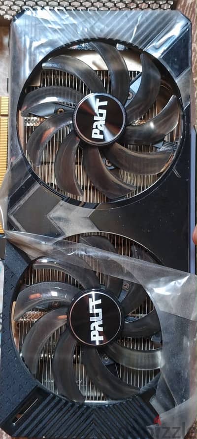 Gtx 1660 ti palit استعمال خفيف جدا باللزق بتاعه