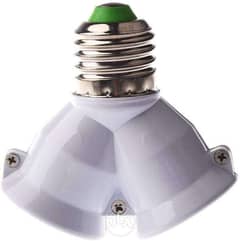 1 E27 to 2 E27 Light Lamp Bulb Adapter, Splitter Base Socket 0