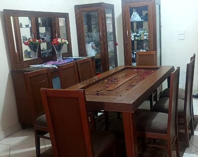 سفره كامله بنصف الثمن مودرن كلاسيك اثاث دمياط استعمال بسيط
