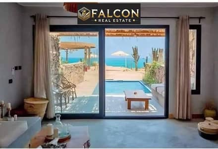 High-end finishing sea view chalet for sale by Hyde Park in Sea Shore, North Coast, near Fouka Road and minutes from Silver Sands.