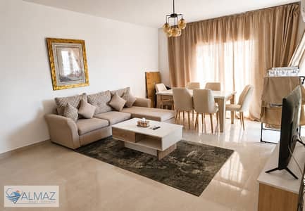 Furnished 99 sqm apartment with elevator for rent in Al Rehab, Block 111, near the Ring Road and Middle Ring Road.
