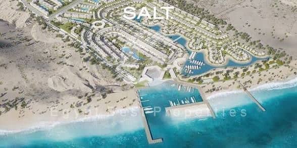 Chalet 1 bed direct Marina For sale finished in salt tatweer - north coast Ras Elhekma  With 35% Discount & Available Installment Over 15 Years.