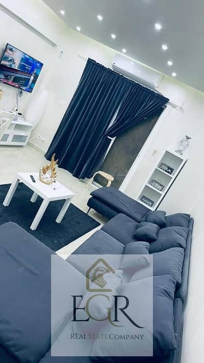 Furnished apartment for rent in Al-Rihab, ground floor with garden in the finest locations of Al-Rihab next to the Eastern Market and Al-Shaheed Al-Tayar Mosque