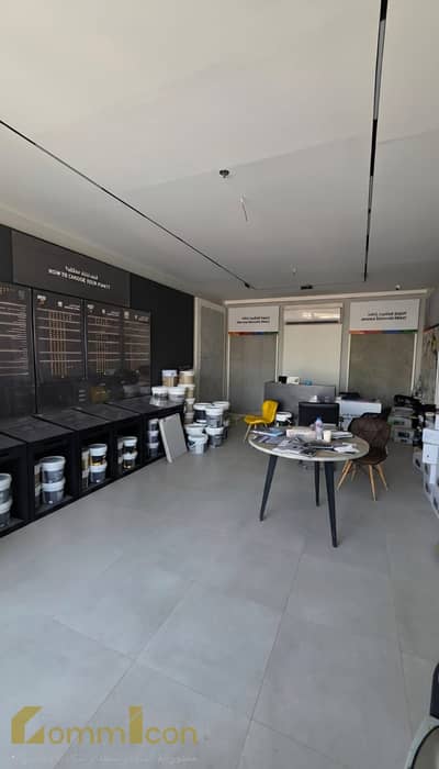 Shop for rent in the First Settlement on Mustafa Kamel Axis