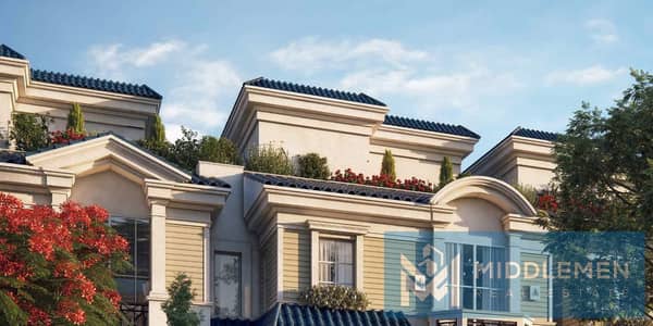 اي فيلا 220متر لوكيشن مميز بمقدم 1,5% واقساط علي 12 سنه ماونتن فيو اليفيا مستقبل سيتي mountain view
