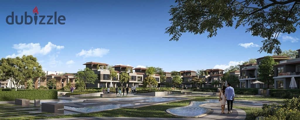Townhouse 190m in a prime location in Badya Palm Hills with a 1.5% down payment