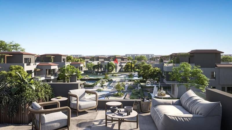 Townhouse 190m in a prime location in Badya Palm Hills with a 1.5% down payment
