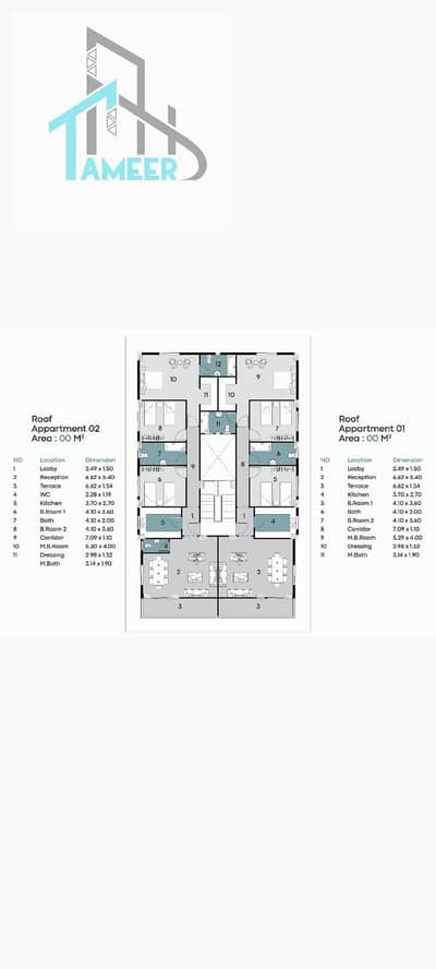 Apartment for sale in Al-Maliah neighborhood, area 205 square meters