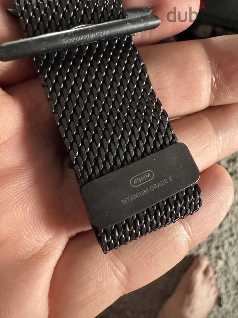 Black Ultra 2 Titanium Strap 4
