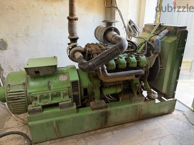 1978 Atlanta (Germany) diesel generator powered by a MAN V8 engine