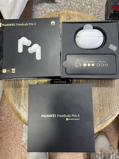 Huawei FreeBuds 4 Pro White كالجديد بضمان الوكيل